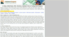 Desktop Screenshot of 4outdoorscoupons.com